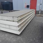 C.a. 8x EPS sandwich panelen 26,6m², Old Stock